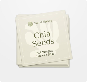 Custom Labels Kiss Cut